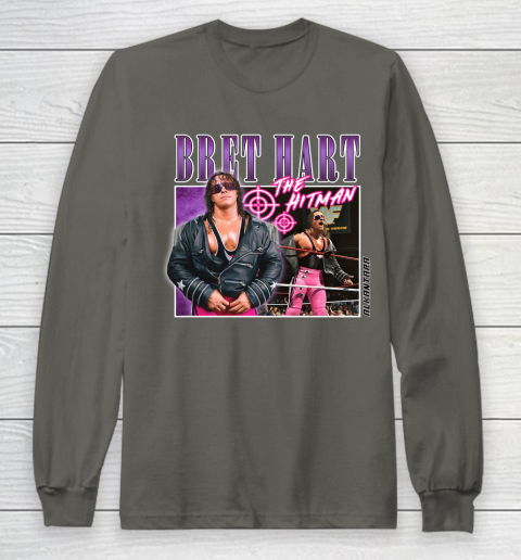 Bret Hart The Hitman Long Sleeve T-Shirt 5