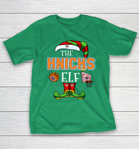 New York Knicks Christmas ELF Funny NBA T-Shirt 5