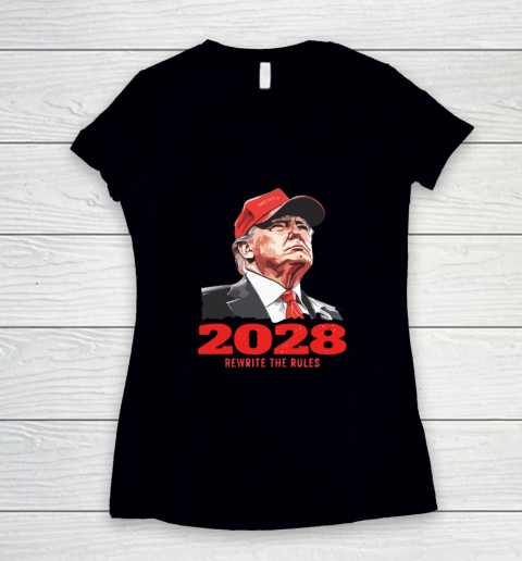 Trump 2028 Women's V-Neck T-Shirt