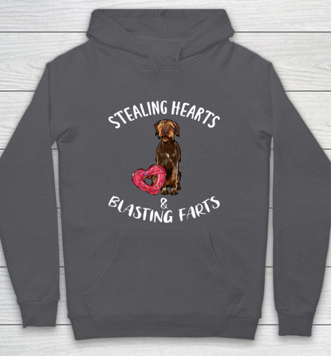 Stealing Hearts Blasting Farts Wirehaired Pointing Griffon Hoodie 4