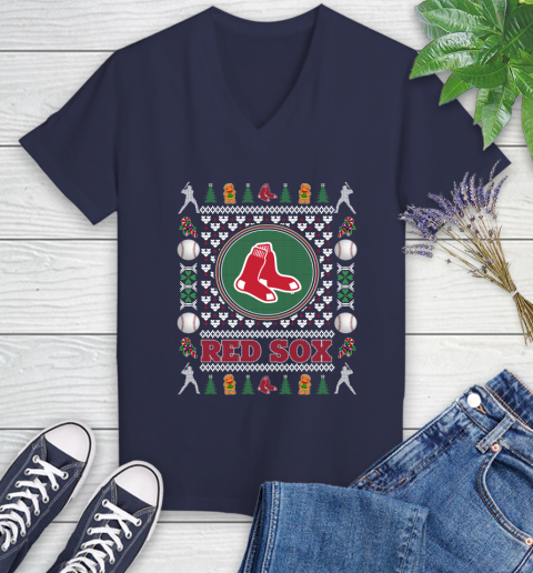 Boston Red Sox Merry Christmas MLB Baseball Loyal Fan Ugly Shirt 85