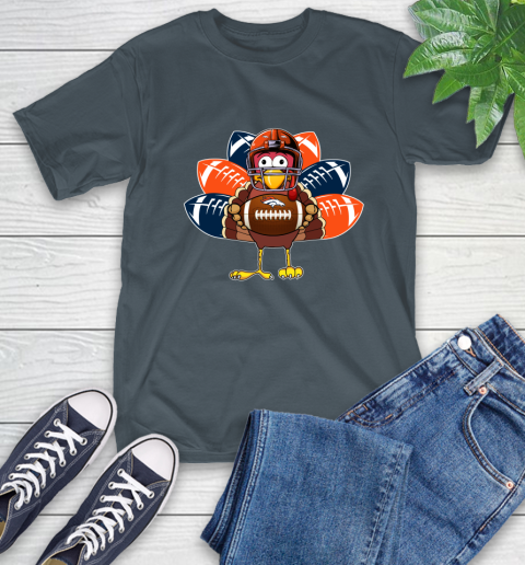 Denver Broncos Turkey Thanksgiving Day T-Shirt 9
