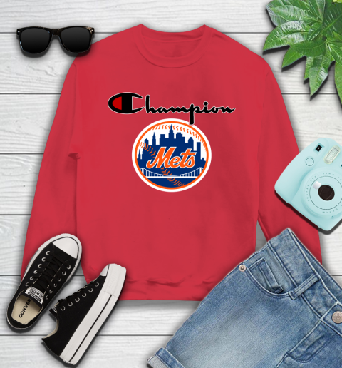 MLB Baseball New York Mets Champion Shirt Youth Sweatshirt 5
