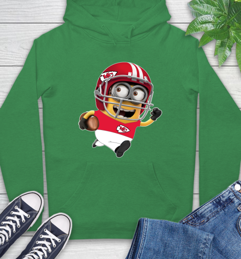 NFL Kansas City Chiefs Minions Disney Football Sports Hoodie 8