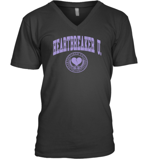 Heartbreaker University Crewneck Sweatshirt V-Neck T-Shirt