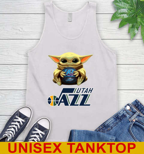 NBA Basketball Utah Jazz Star Wars Baby Yoda Shirt 70
