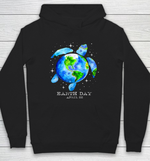 Earth Day Shirt Restore Earth Sea Turtle Art Save the Planet Hoodie