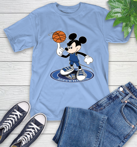 NBA Basketball Dallas Mavericks Cheerful Mickey Disney Shirt T-Shirt - Image 13