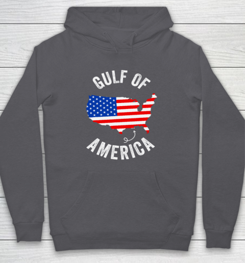 Gulf of USA America Funny Gulf of Mexico USA Flag Map July 4th Hoodie 4