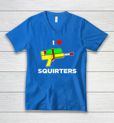 I Heart Squirters Funny I Love Squirters V-Neck T-Shirt 4