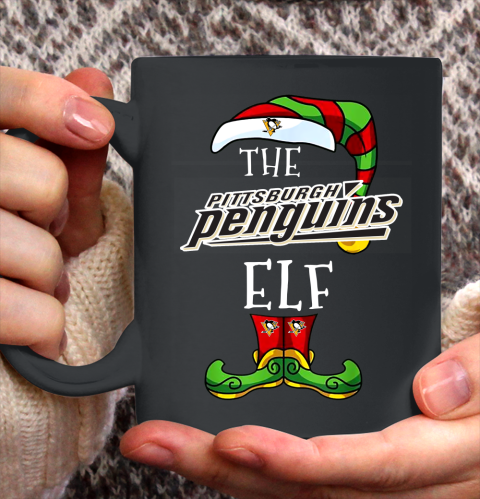 Pittsburgh Penguins Christmas ELF Funny NHL Ceramic Mug 11oz 2