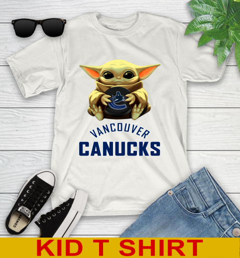 NHL Hockey Vancouver Canucks Star Wars Baby Yoda Shirt 101