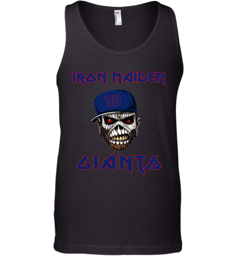NFL New York Giants Iron Maiden Rock Band Music Football Sports 95mYHJ7THtS unisex tank 17 95 151514 front black