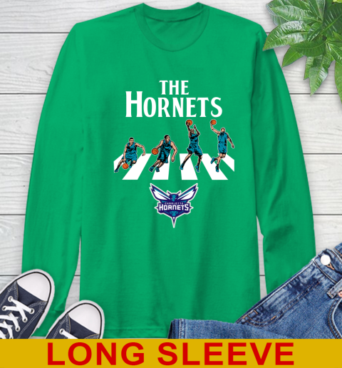 NBA Basketball Charlotte Hornets The Beatles Rock Band Shirt Long Sleeve T-Shirt 8