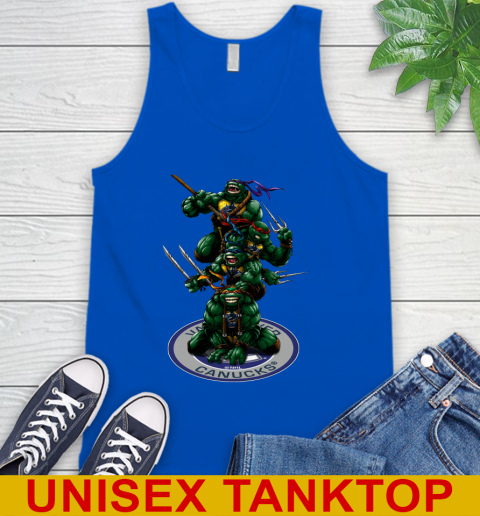 NHL Hockey Vancouver Canucks Teenage Mutant Ninja Turtles Shirt Tank Top 5