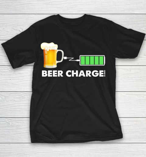Beer Lover Funny Shirt Beer Charge Youth T-Shirt