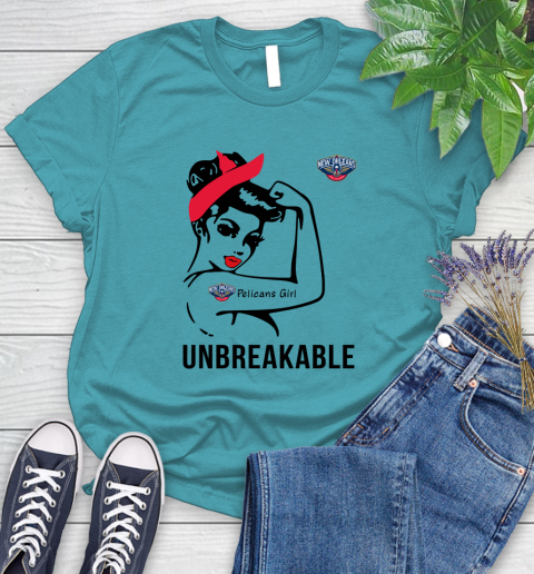 NBA New Orleans Pelicans Girl Unbreakable Basketball Sports Women's T-Shirt 11