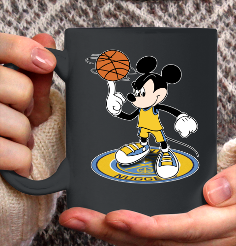 NBA Basketball Denver Nuggets Cheerful Mickey Disney Shirt Ceramic Mug 11oz