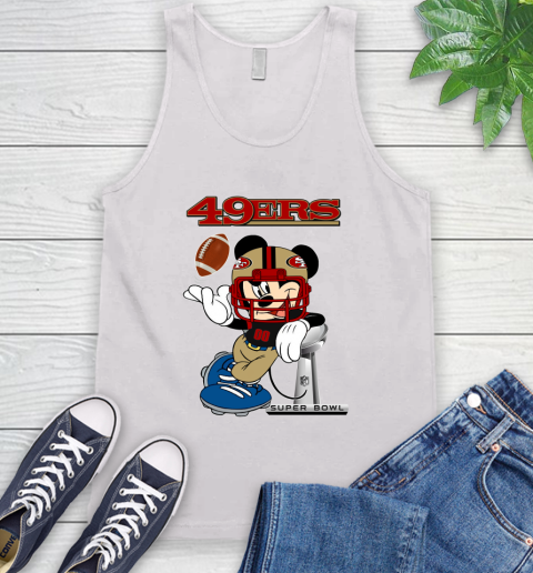 NFL San Francisco 49ers Mickey Mouse Disney Super Bowl Football T Shirt Tank Top