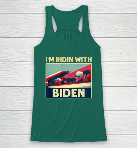 I'm Riding With Joe Biden Racerback Tank 5