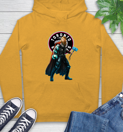 NBA Thor Avengers Endgame Basketball Toronto Raptors Hoodie 3