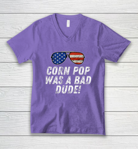 Joe Biden Corn Pop Was A Bad Dude V-Neck T-Shirt 8