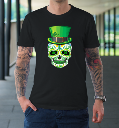 Skull St Patricks Day Irish Funny Saint Patricks Day Of Dead T-Shirt