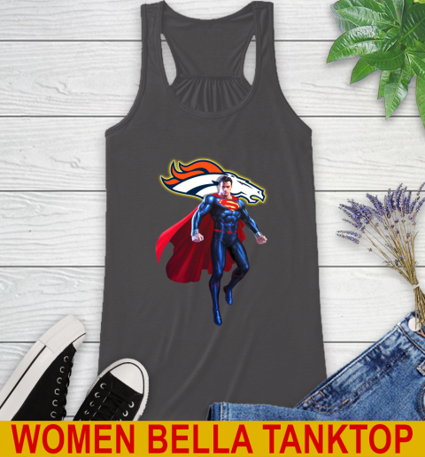 NFL Superman DC Sports Football Denver Broncos Racerback Tank 12