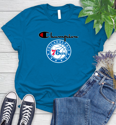 NBA Basketball Philadelphia 76ers Champion Shirt Women's T-Shirt 5