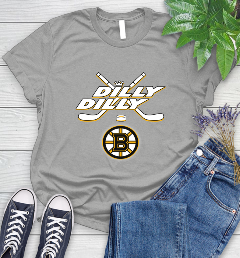 NHL Boston Bruins Dilly Dilly Hockey Sports Women's T-Shirt 10