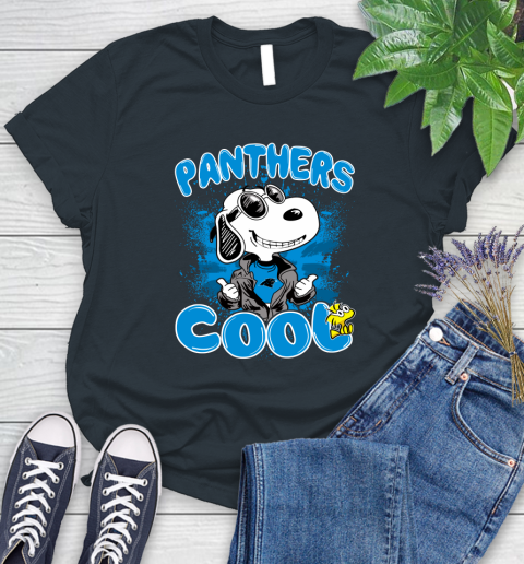 NFL Football Carolina Panthers Cool Snoopy Shirt Women's T-Shirt 6