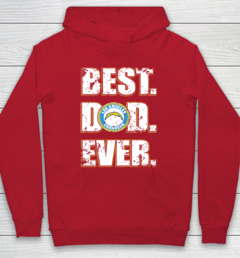 NFL Los Angeles Chargers Football Best Dad Ever Family Shirt Hoodie 7