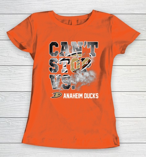 NHL Anaheim Ducks Hockey Can't Stop Vs Women's T-Shirt - Image 4