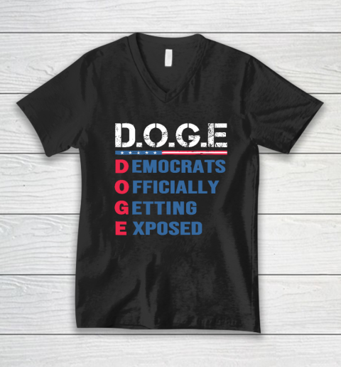 Trump D.O.G.E Department Of Government Efficiency V-Neck T-Shirt