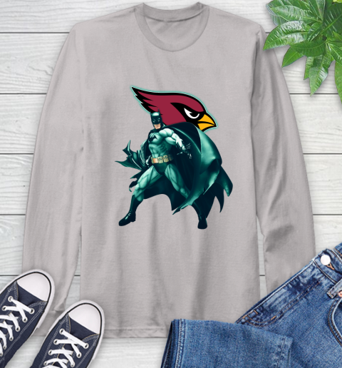 NFL Batman Football Sports Arizona Cardinals Long Sleeve T-Shirt 12