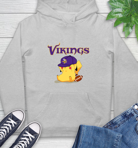 NFL Pikachu Football Sports Minnesota Vikings Hoodie 6