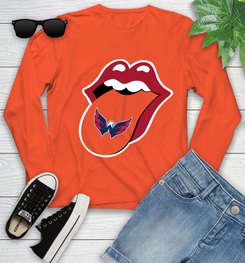 Washington Capitals NHL Hockey Lips I Root For My Team Adoring Fan 128