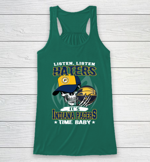 Listen Haters It is PACERS Time Baby NBA Racerback Tank 5