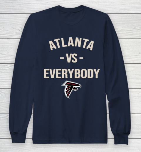 Atlanta Falcons Vs Everybody Long Sleeve T-Shirt 2