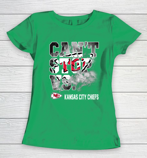 NFL Kansas City Chiefs Can't Stop Vs Women's T-Shirt 5