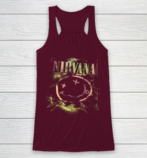 Vintage Nirvanas Smile Design Limited Racerback Tank 2