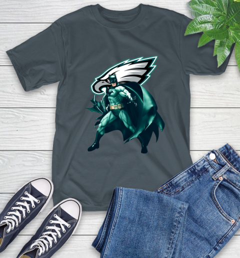NFL Batman Football Sports Philadelphia Eagles T-Shirt 9