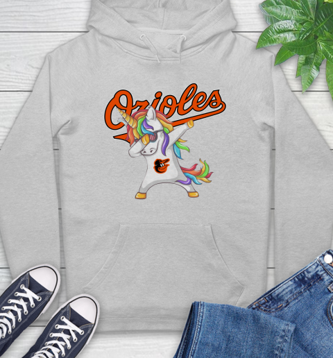 Baltimore Orioles MLB Baseball Funny Unicorn Dabbing Sports Hoodie 6