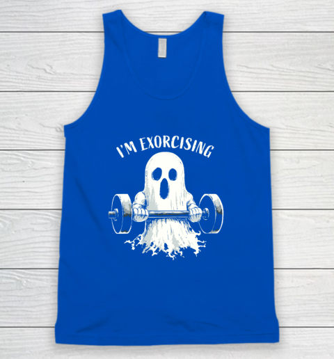 I'm Exorcising Funny Ghost Halloween Tank Top 3