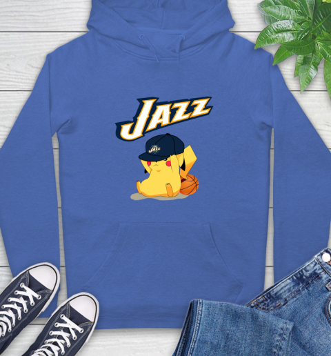 NBA Pikachu Basketball Sports Utah Jazz Hoodie 9