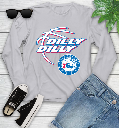 NBA Philadelphia 76ers Dilly Dilly Basketball Sports Youth Long Sleeve 5