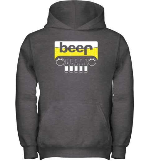 q4jm beer and jeep shirts youth hoodie 43 front dark heather