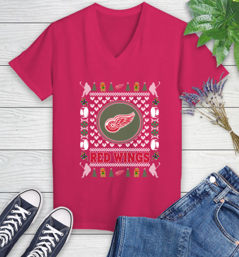 Detroit Red Wings Merry Christmas NHL Hockey Loyal Fan Ugly Shirt 82