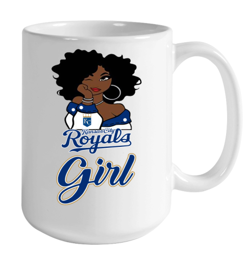 Kansas City Royalss Girl MLB Color Changing Mug 15oz 2