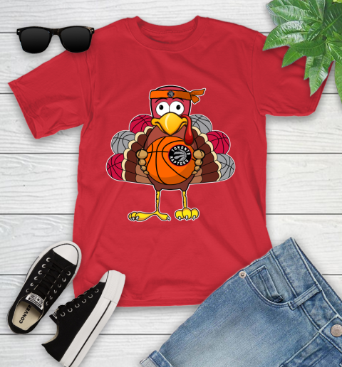 Toronto Raptors Turkey thanksgiving day Youth T-Shirt 10